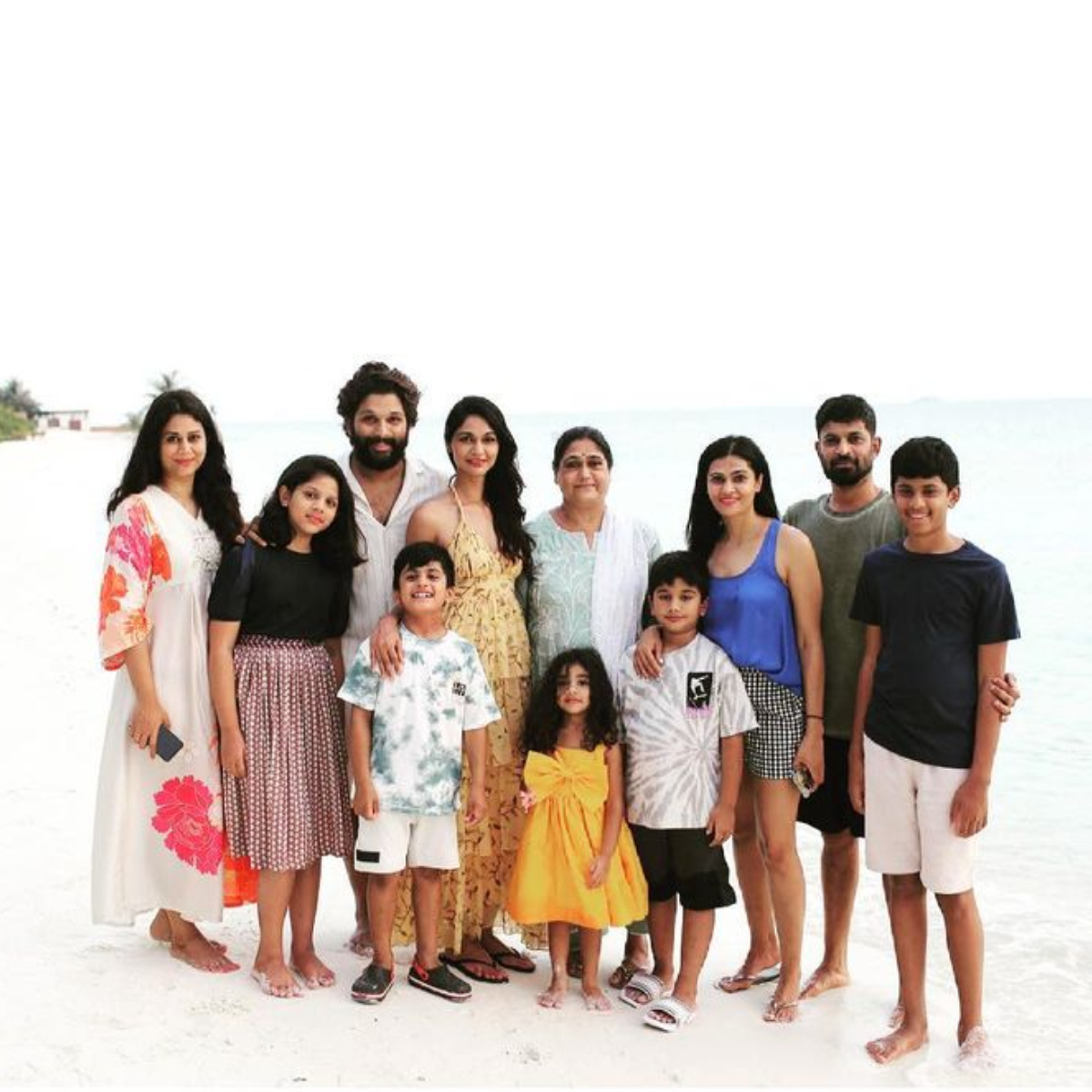 Allu Arjun kids maldives 