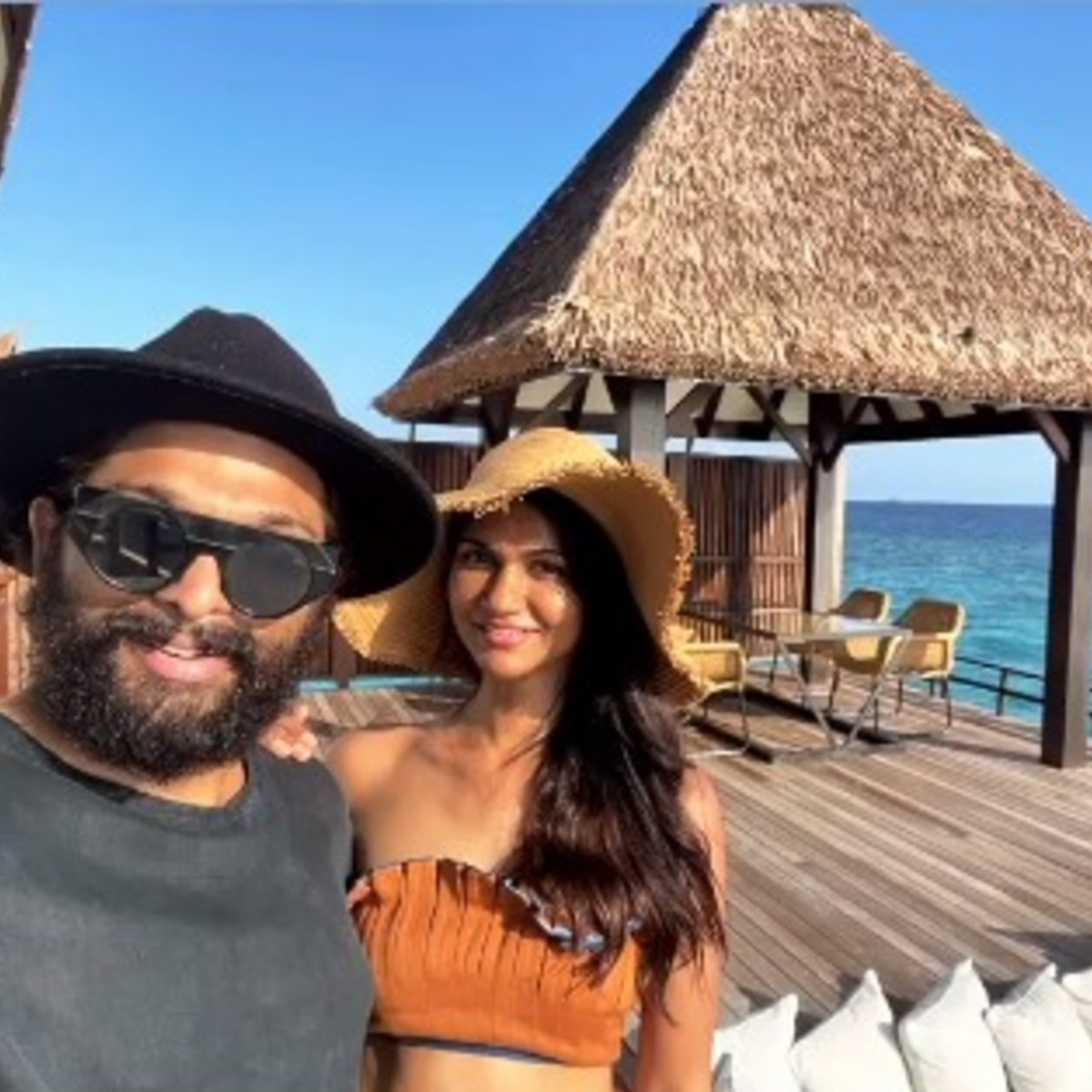 Allu Arjun has a whale of a time with his family as he goes on a vacation to Maldives to beat the heat; PHOTOS