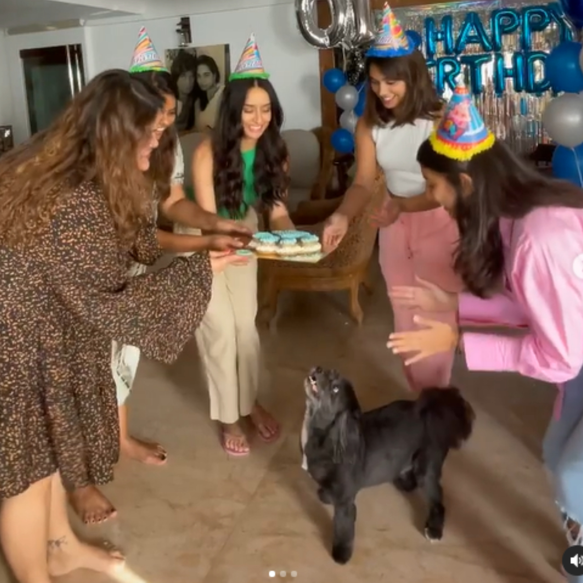 Shraddha Kapoor throws the cutest 10th birthday bash for pet Shyloh with balloons and a PAWsome cake; WATCH